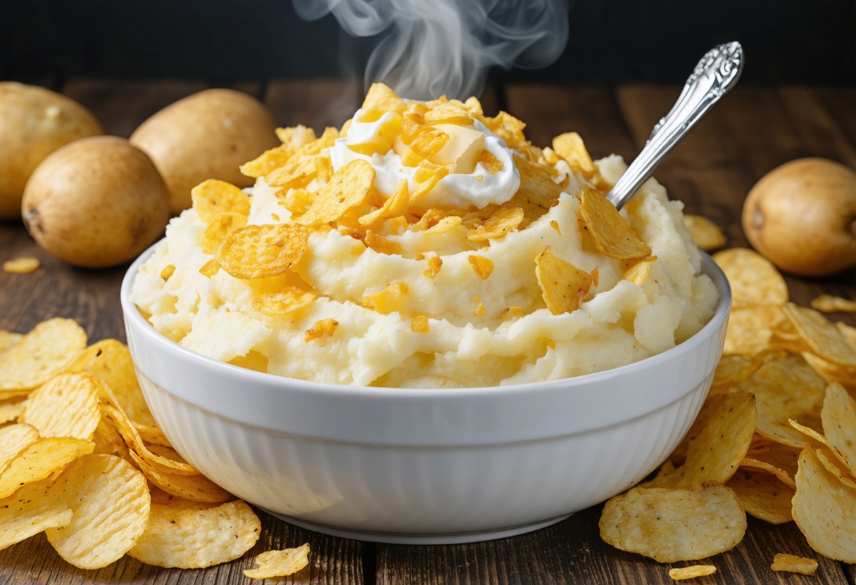 Viral Potato Chip Mashed Potatoes