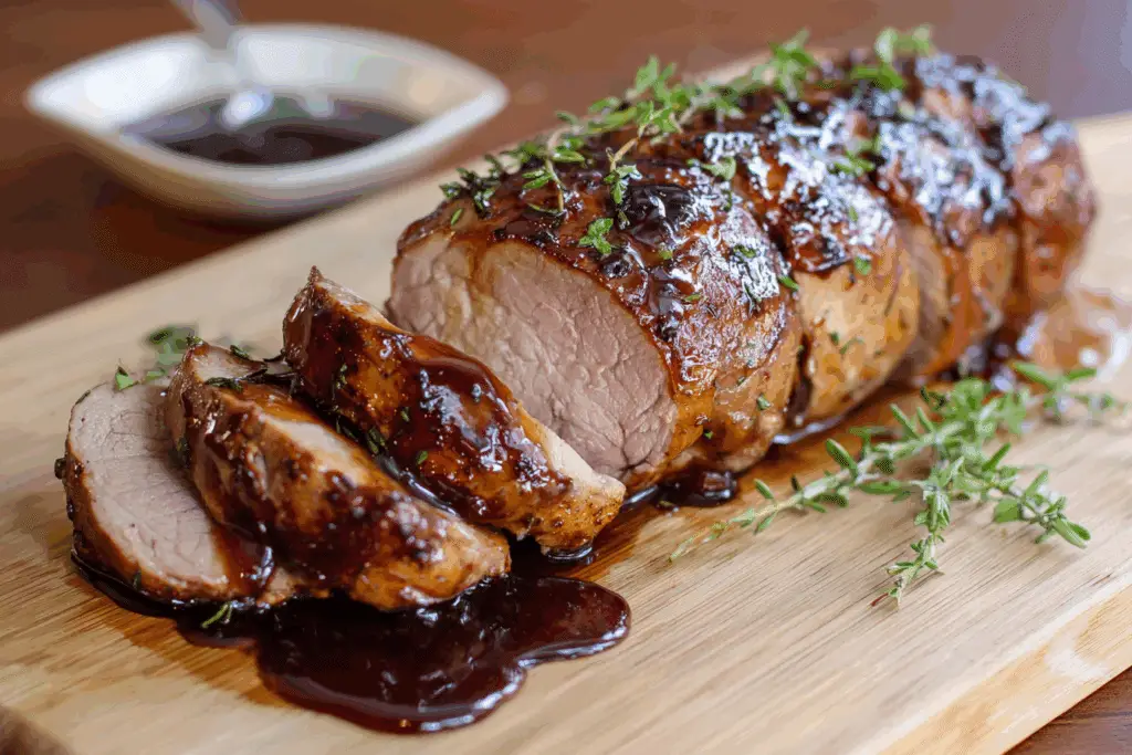 Perfect Brined Pork Tenderloin with Red Wine Pan Sauce