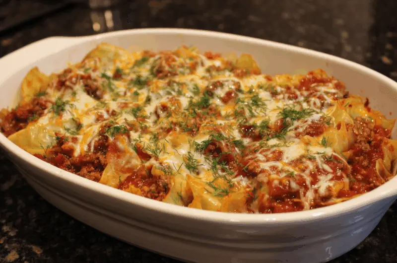 Ultimate Unstuffed Cabbage Roll Casserole