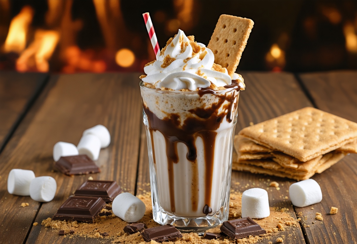 Ultimate S'mores Milkshake