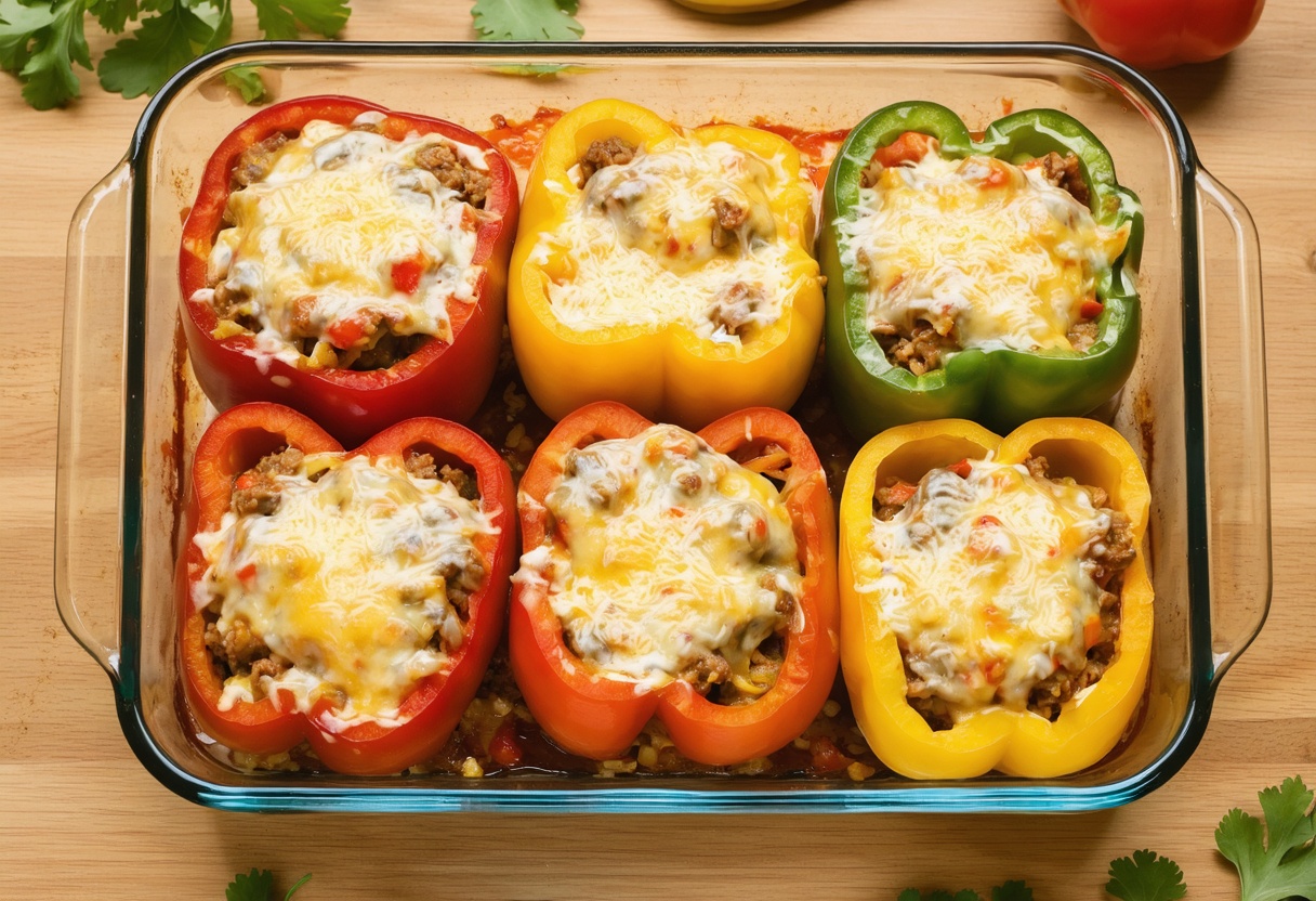 Make-Ahead Stuffed Bell Peppers
