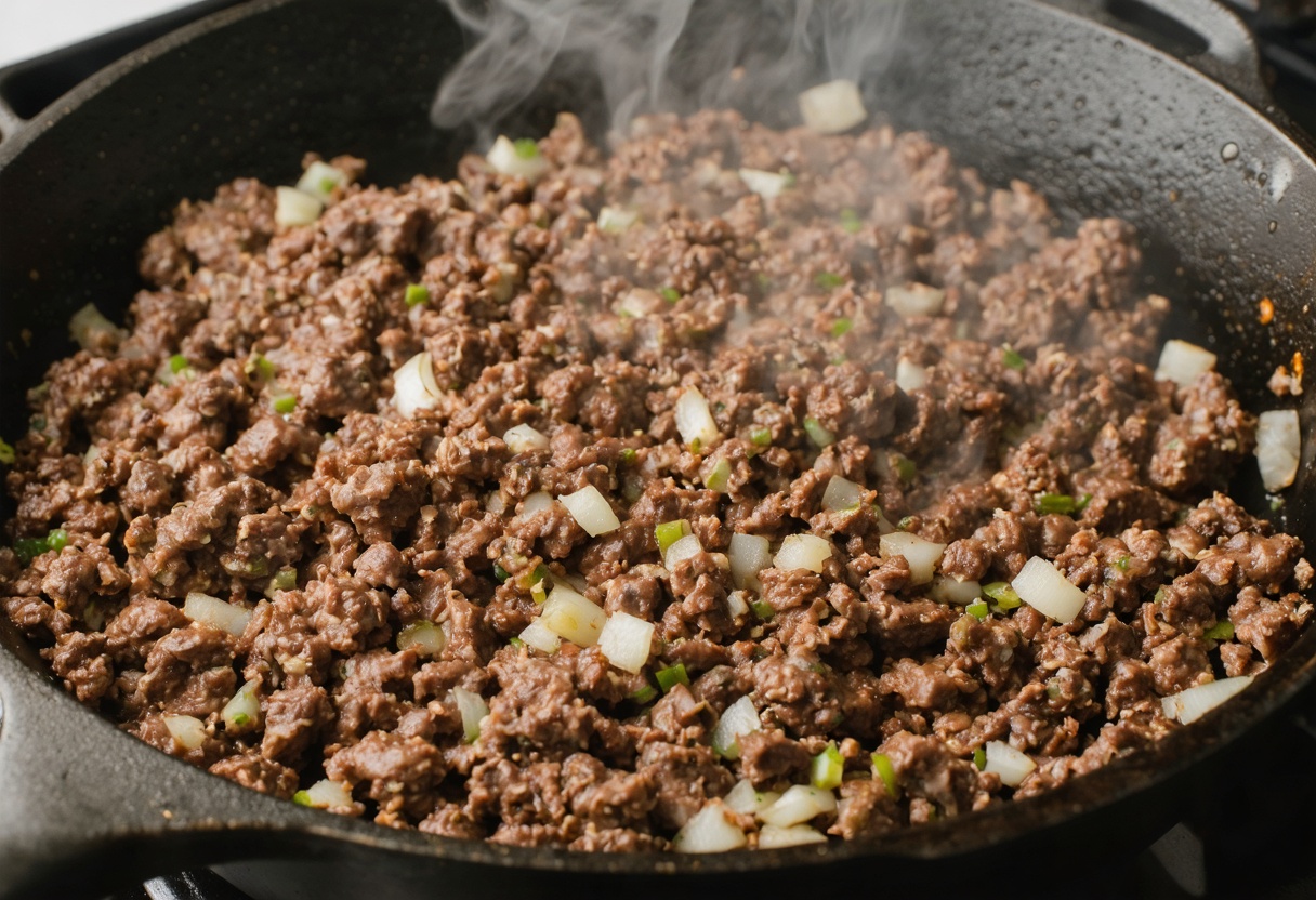 Soy Sauce Enhanced Ground Beef