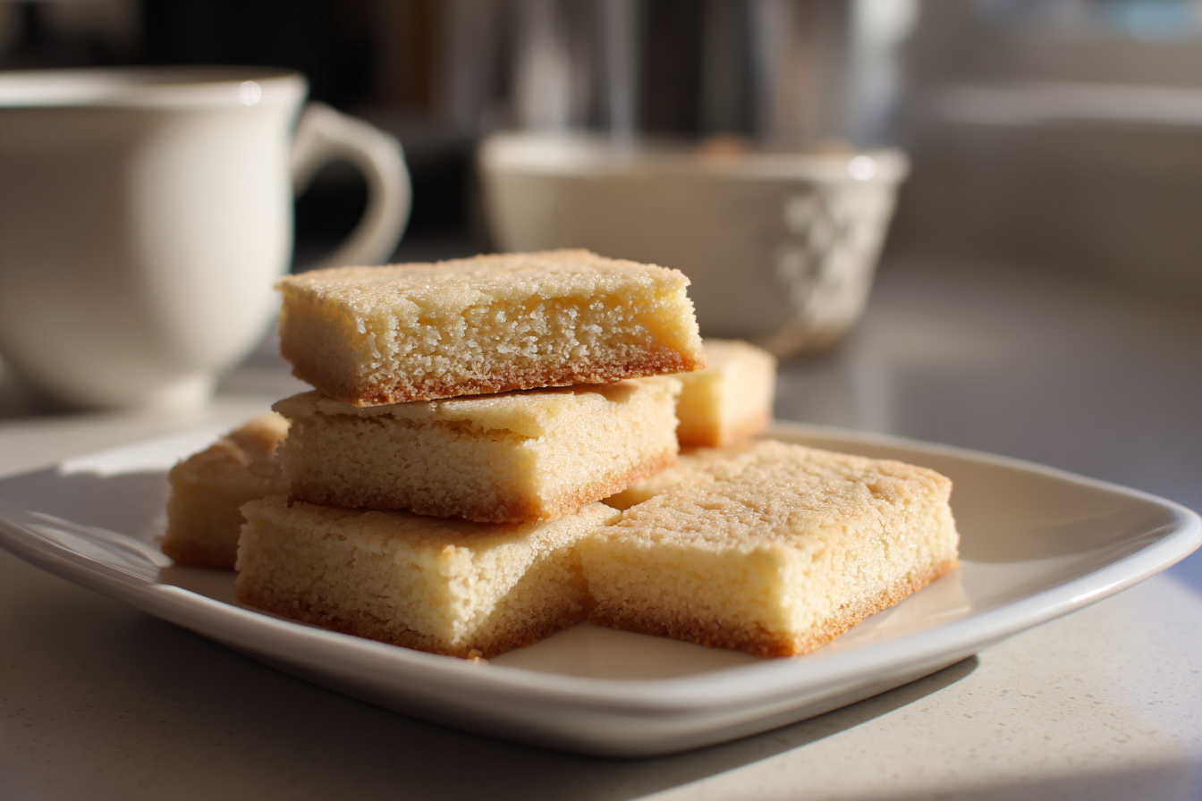 Buttery Shortbread Bars