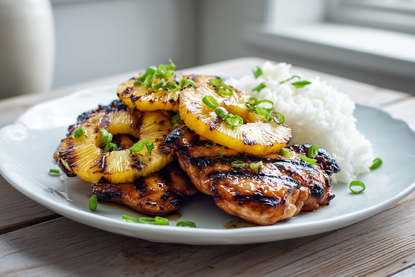 Grilled Pineapple Teriyaki Chicken