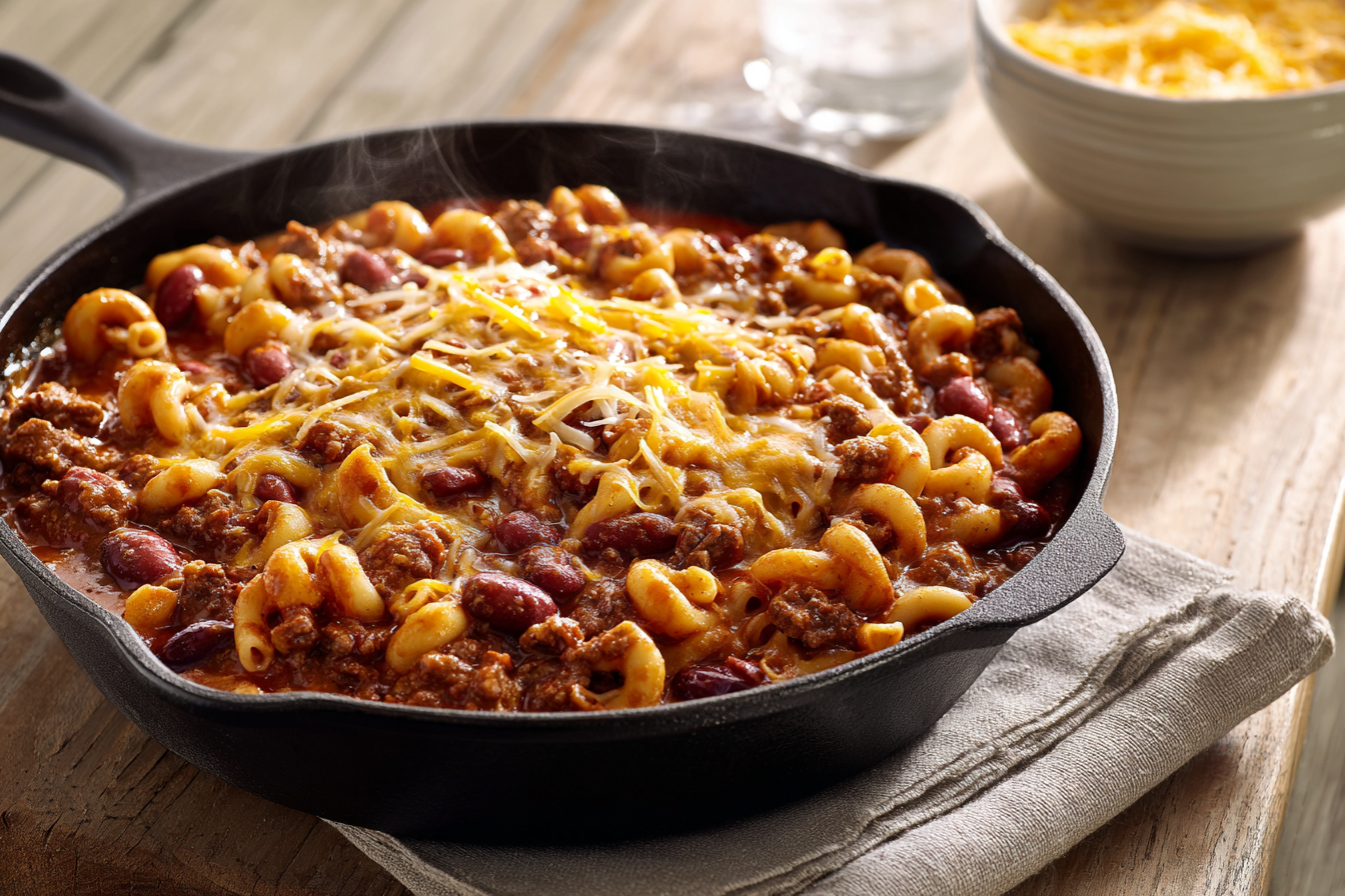 One Pan Chili Mac