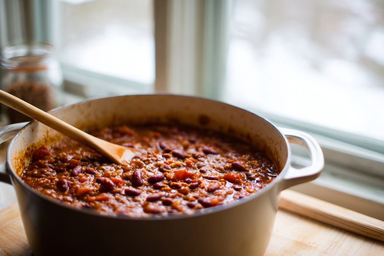 One-Pot Beef and Bean Chili