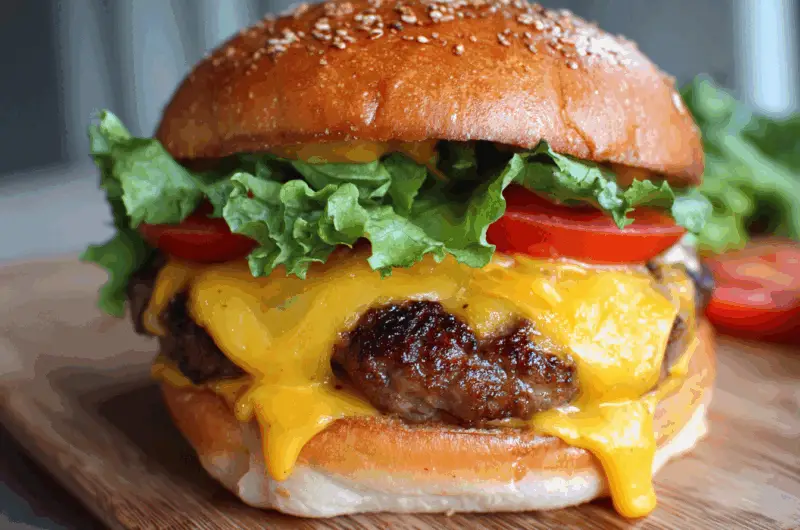 Classic Cheeseburgers with Secret Sauce