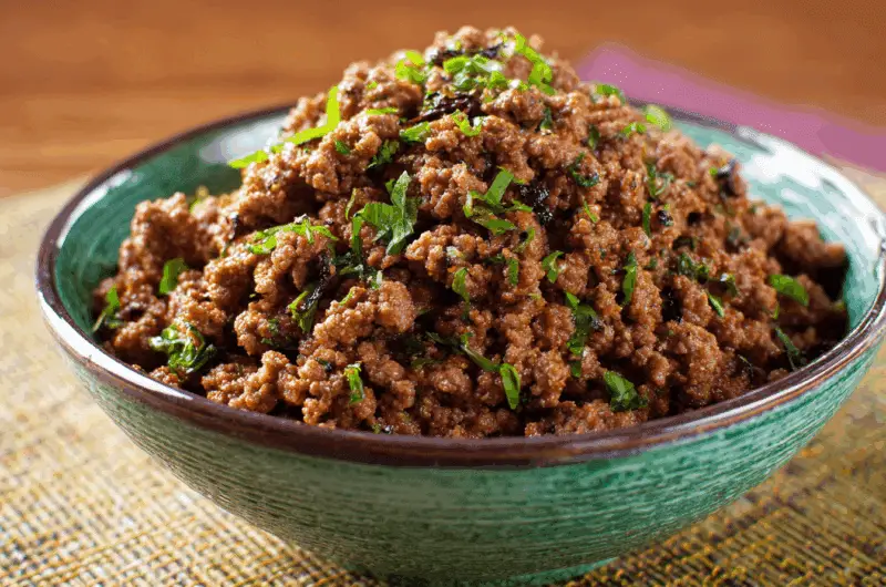 Soy Sauce Enhanced Ground Beef