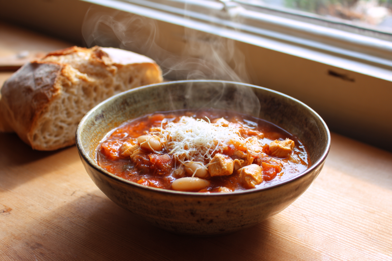 Tomato Basil Chicken Stew